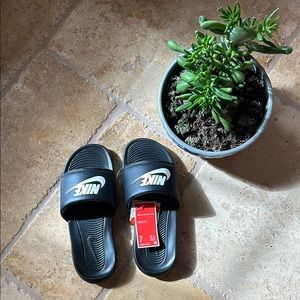 Nike Black Slide Sandals